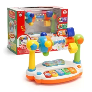 Piano Arco De Música Giratorio Para Niños Sonajero Multiuso